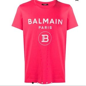 Balmain Paris logo-print T-shirt